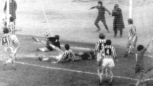 Angelo Mammì e la sua storica rete in Catanzaro - Juventus del 30 gennaio 1972.